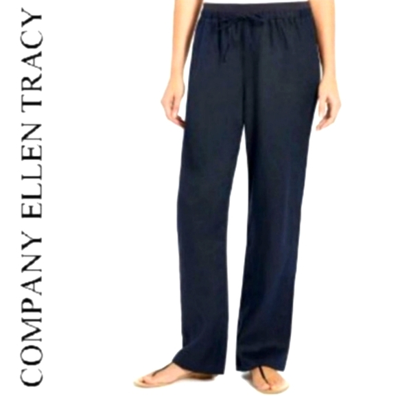 Company Ellen Tracy Drawstring Linen 